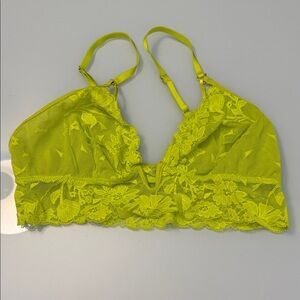 Aerie Lace Bralette with Plunge Neckline